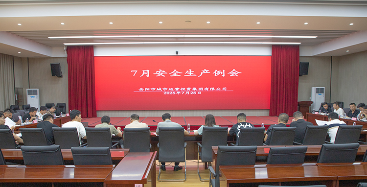 强化安全保障 护航项目建设 市城运集团召开安全生产例行工作会