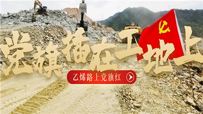 “乙烯路上党旗红”党建品牌创建系列报道（二）党旗插在工地上