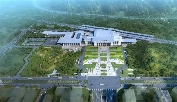 杨昆副市长听取岳阳东客运枢纽项目设计方案汇报